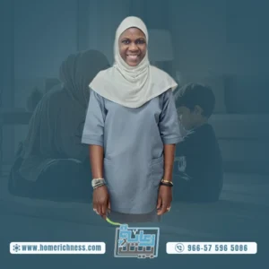 عاملة اوغندية لرعاية الأطفال في الرياض